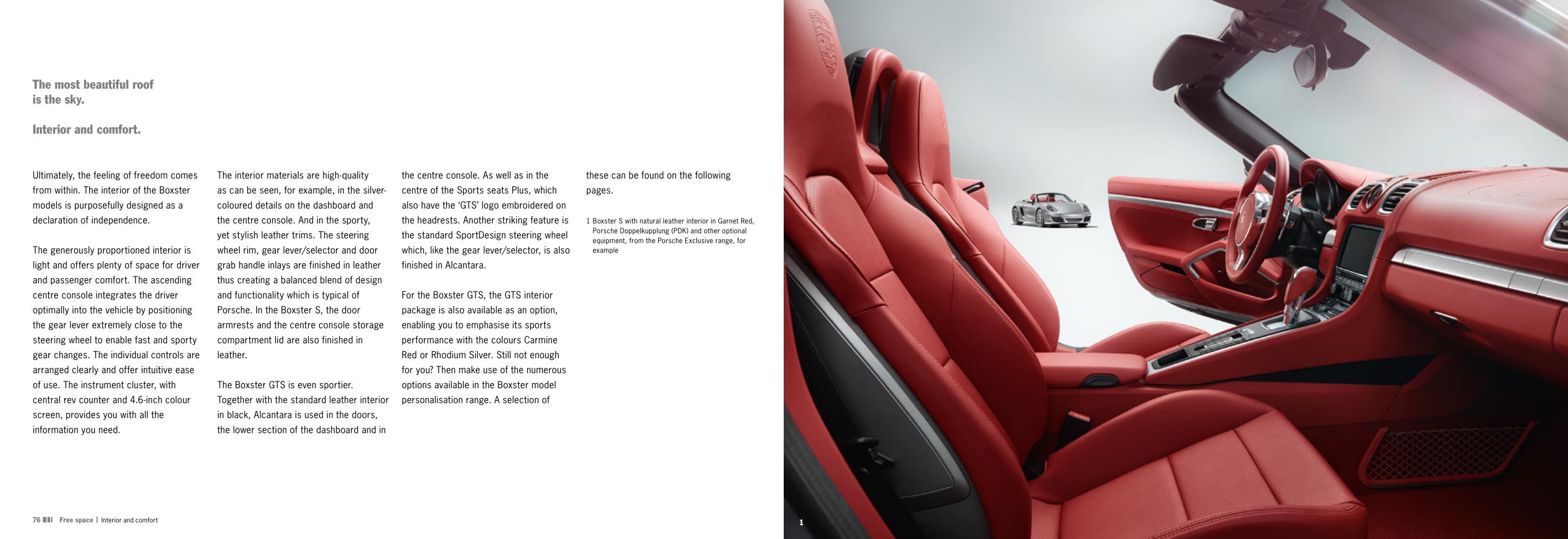 2015 Porsche Boxster Brochure Page 66